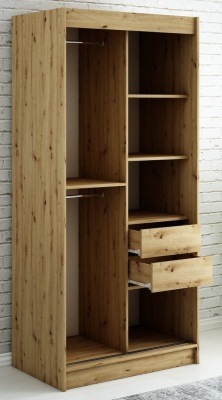 Šatní skříň Nebe Y - 100 cm