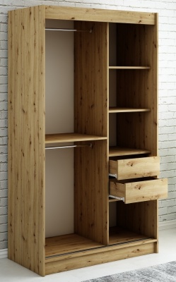 Šatní skříň Nebe Y - 120 cm