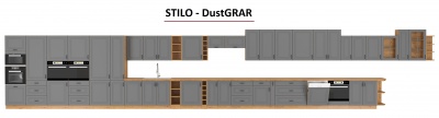 Kuchyňská skříňka Stilo DustGRAR - dolní policová 15 D OTW