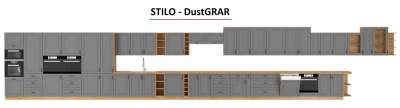 Kuchyňská skříňka Stilo DustGRAR - horní výklop 40 NAGU - 36 1F