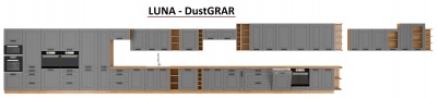 Kuchyňská linka Luna DustGRAR - Sestava 5