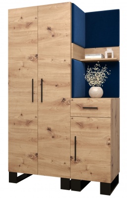 Předsíňová stěna Tina dub Artisan + Manila 26 - Sestava 6
