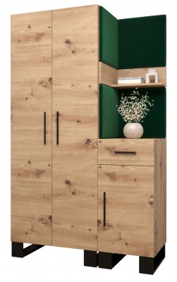 Předsíňová stěna Tina dub Artisan + Manila 35 - Sestava 6