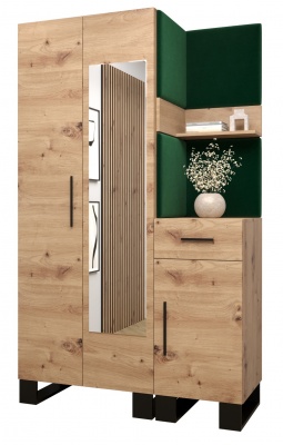 Předsíňová stěna Tina dub Artisan + Manila 35 - Sestava 16