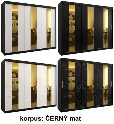 Šatní skříň Král Pole - 250 cm
