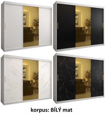 Šatní skříň Král T1 - 250 cm