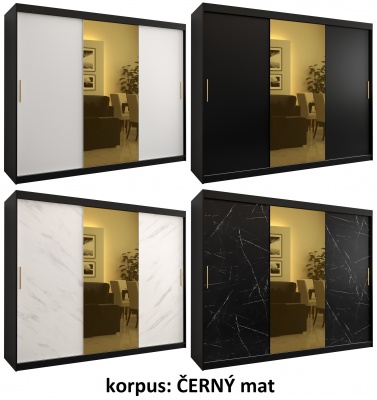 Šatní skříň Král T1 - 250 cm