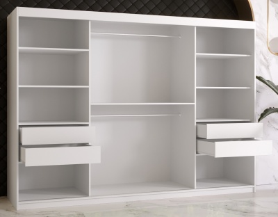 Šatní skříň Král T1 - 250 cm