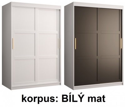Šatní skříň Anrika 1 - 120 cm