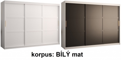 Šatní skříň Anrika 1 - 250 cm