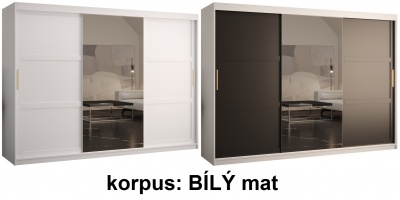 Šatní skříň Anrika 2 - 250 cm
