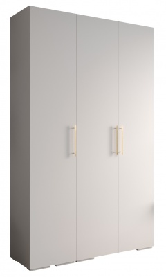 Šatní skříň Vela 3 bílý mat - 150 cm