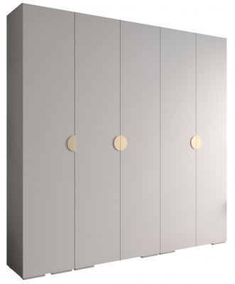 Šatní skříň Vela 4 bílý mat - 250 cm