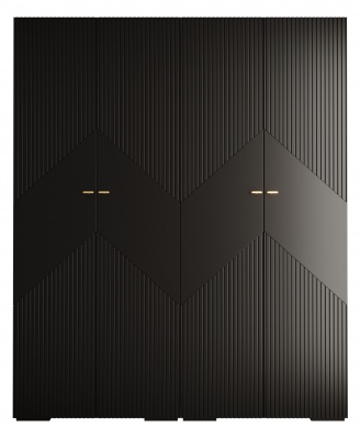 Šatní skříň Tahoe Rifel 2 černý mat - 200 cm