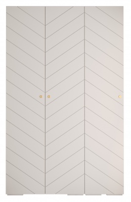 Šatní skříň Tahoe Rifel 4 bílý mat - 150 cm
