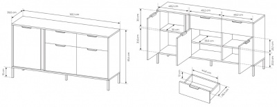 Komoda 153 3D2S Lars B