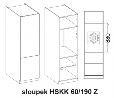 Kuchyňská linka Toni 300 cm - Bellato šedá + bílý mat
