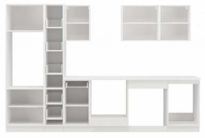 Kuchyňská linka Toni 300 cm - dub Artisan + bílý mat