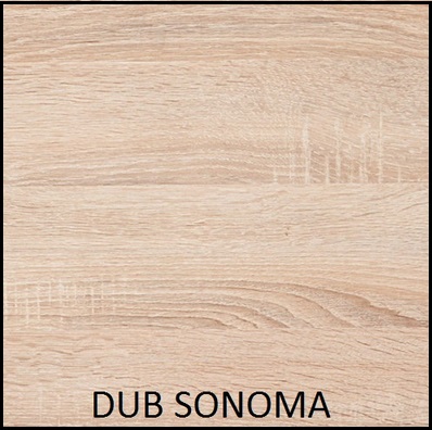 Předsíňová stěna Karo - dub Sonoma