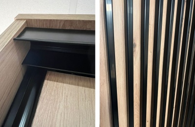 Šatní skříň Olinka 150 (hloubka 60 cm) - Artisan + bílá