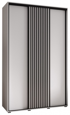 Šatní skříň Olinka 160 (hloubka 60 cm) - bílá + bílá