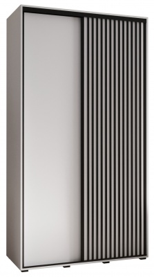 Šatní skříň Sofinka 140 (hloubka 60 cm) - bílá + bílá