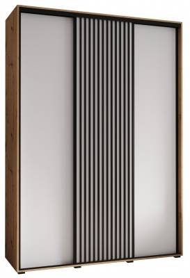 Šatní skříň Sofinka 180 (hloubka 60 cm) - Artisan + bílá