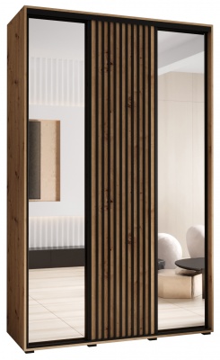 Šatní skříň Sofinka 2 150 (hloubka 60 cm) - Artisan + Artisan + zrcadlo