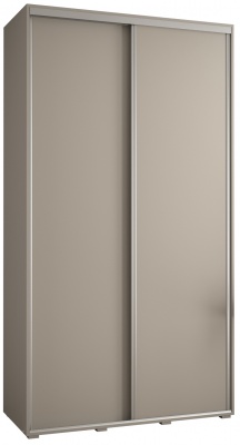 Šatní skříň Drahuška 1 140  (hloubka 45 cm) - Kašmír + stříbrná
