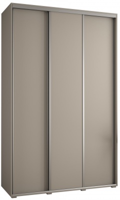 Šatní skříň Drahuška 1 170  (hloubka 45 cm) - Kašmír + stříbrná