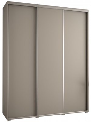 Šatní skříň Drahuška 1 200  (hloubka 45 cm) - Kašmír + stříbrná