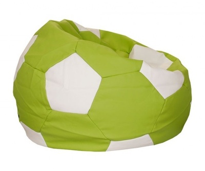 Sedací vak V06 fotbalový míč zelený