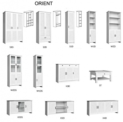 Obývací stěna Orient