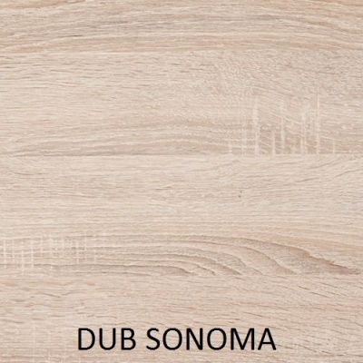 Skříň F2  Finezja dub Sonoma - VELKÁ SLEVA - SKLADEM 1 ks