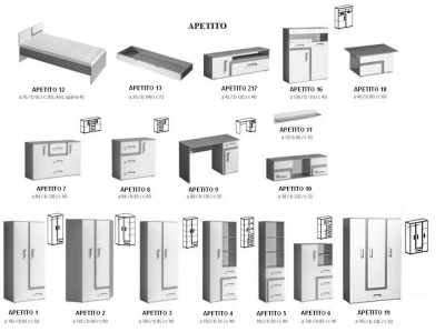 Komoda Apetito 6