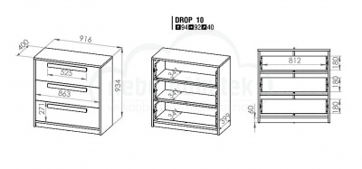 Komoda Drop 10