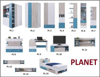 Regál Planet PL5