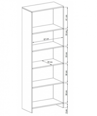 Regál RENE RP70 - SKLADEM 1 ks