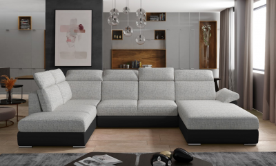 Rohová sedací souprava Evanell - Berlin 1/ecokůže Soft 11