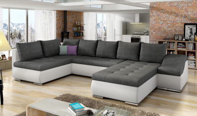 Rohová sedací souprava Giovanni - Sawana 5/ecokůže Soft 17