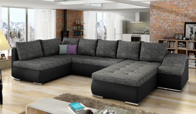 Rohová sedací souprava Giovanni - Berlin 2/ecokůže Soft 11