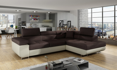 Rohová sedací souprava Anton - Jasmine 29/eco kůže Soft 33
