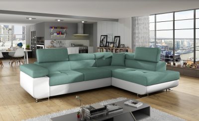 Rohová sedací souprava Anton - Ontario 83/eco kůže Soft 17