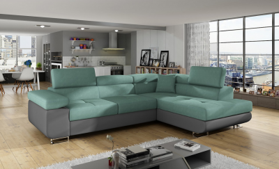 Rohová sedací souprava Anton - Ontario 83/eco kůže Soft 29