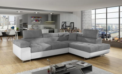 Rohová sedací souprava Anton - Paros 5/eco kůže Soft 17