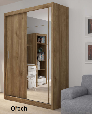 Skříň Fado 150 cm se zrcadlem