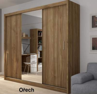 Skříň Fado 235 cm se zrcadlem