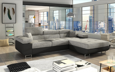 Rohová sedací souprava Armando - Berlin 1/eco kůže Soft 11
