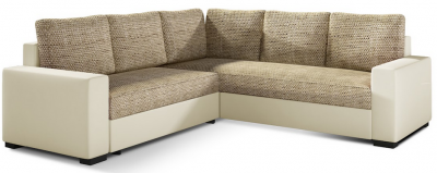 Rohová sedací souprava Canis-Berlin 3/eco kůže Soft 33 béžová