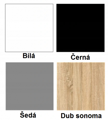 Skříň Milena se zrcadlem 120 cm